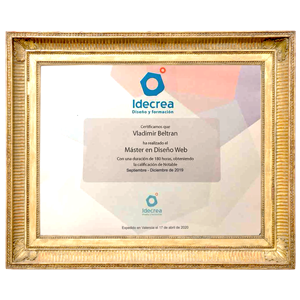 Web design certificate
